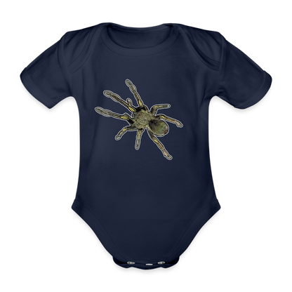 Baby Bio Body kurz Ephebopus murinus - Dunkelnavy