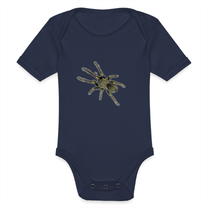 Baby Bio Body kurz Ephebopus murinus - Dunkelnavy