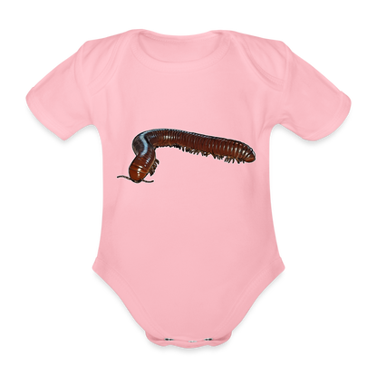 Baby Bio Body kurz Ophistreptus guineensis - Hellrosa