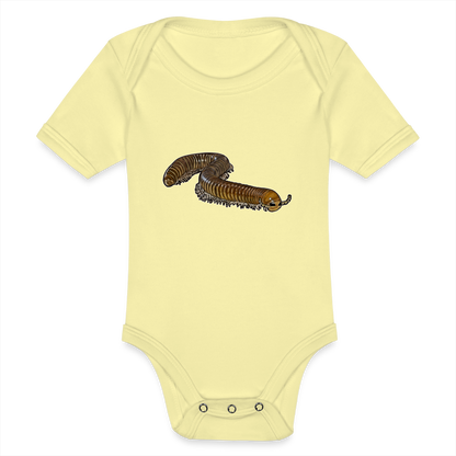 Baby Bio Body kurz Telodeinopus aoutii - Hellgelb