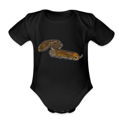 Baby Bio Body kurz Telodeinopus aoutii - Schwarz