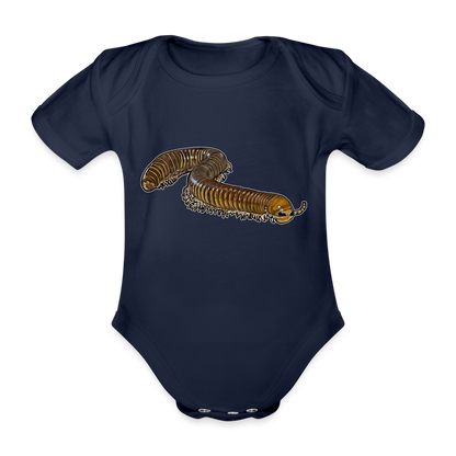 Baby Bio Body kurz Telodeinopus aoutii - Dunkelnavy