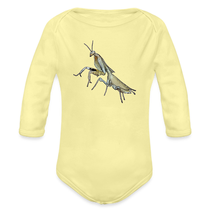 Baby Bio Body lang Deroplatys truncata female - Hellgelb