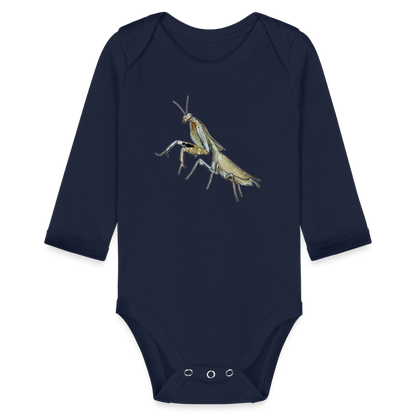 Baby Bio Body lang Deroplatys truncata female - Dunkelnavy