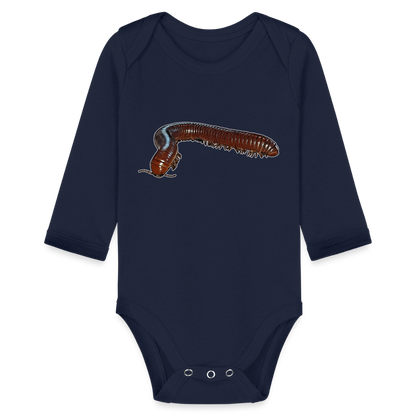 Baby Bio Body lang Ophistreptus guineensis - Dunkelnavy