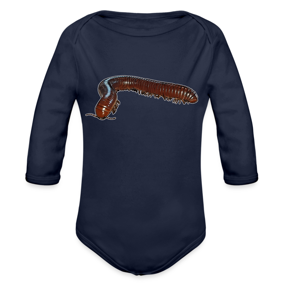 Baby Bio Body lang Ophistreptus guineensis - Dunkelnavy