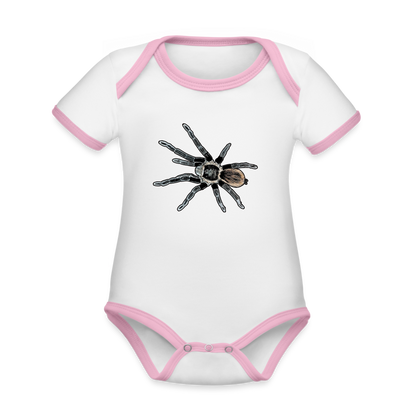 Baby Bio Kontrastbody Tliltocatl vagans - Weiß/Rose