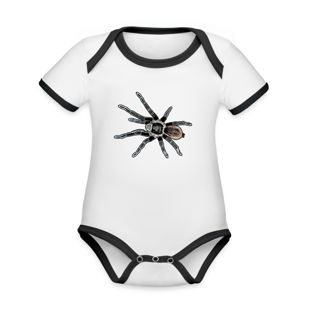 Baby Bio Kontrastbody Tliltocatl vagans - Weiß/Schwarz