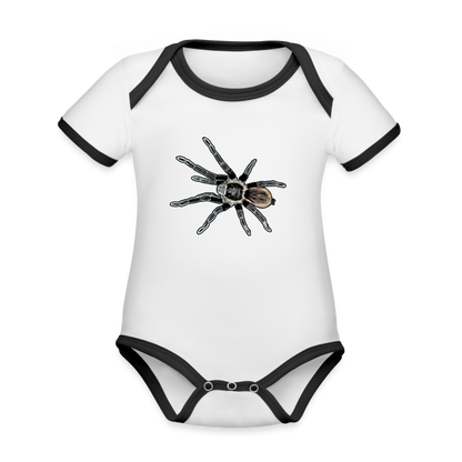 Baby Bio Kontrastbody Tliltocatl vagans - Weiß/Schwarz