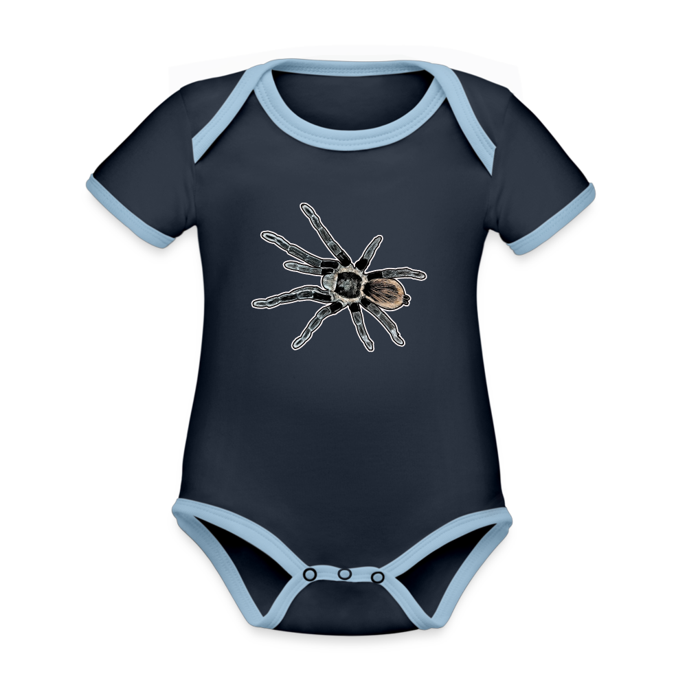Baby Bio Kontrastbody Tliltocatl vagans - Navy/Himmelblau