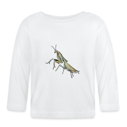 Baby Longsleeve Deroplatys truncata female - weiß