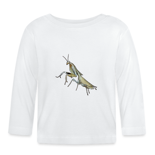 Baby Longsleeve Deroplatys truncata female - weiß