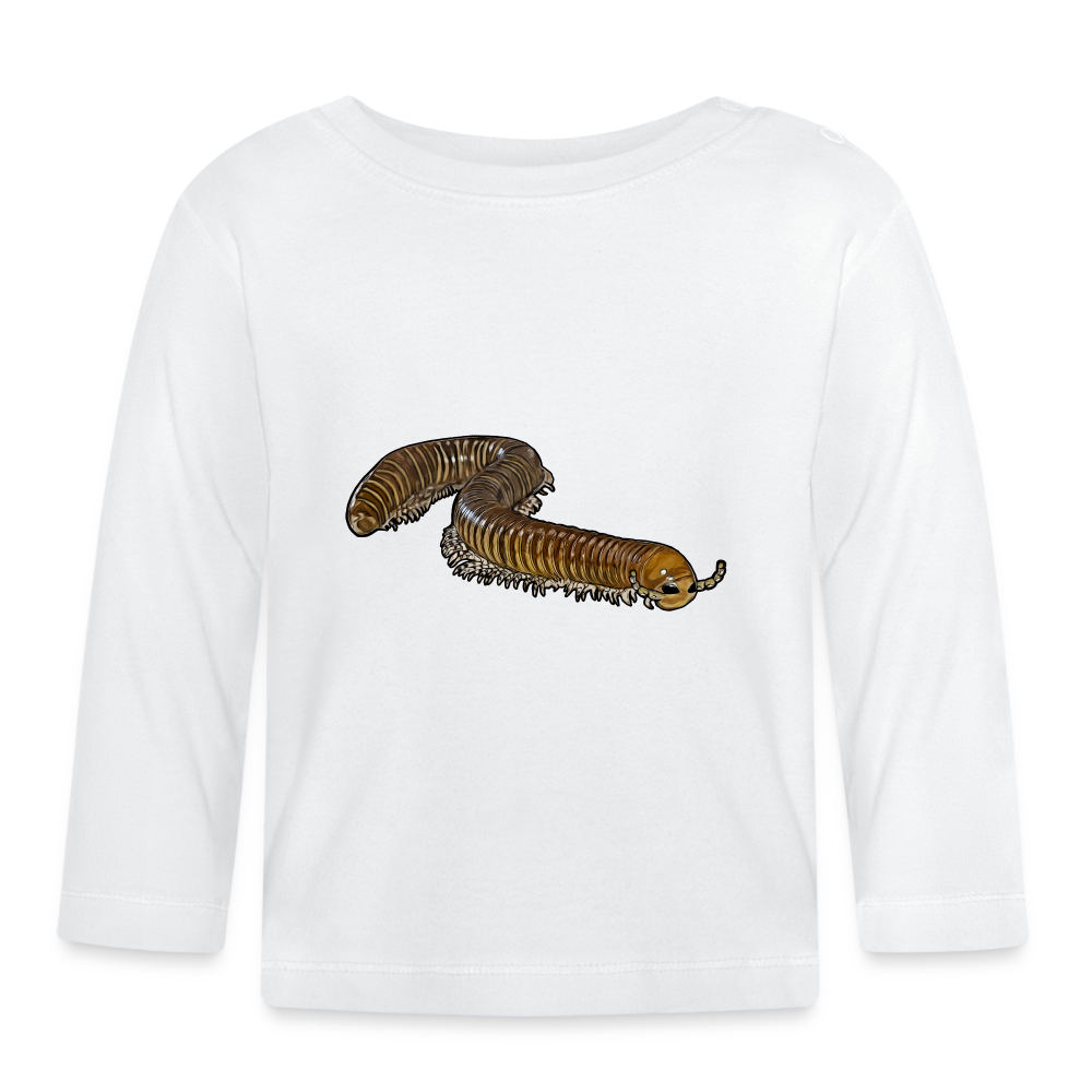 Baby Longsleeve Telodeinopus aoutii - weiß