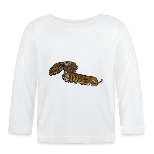 Baby Longsleeve Telodeinopus aoutii - weiß