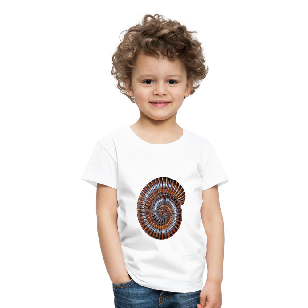Kinder Basic T-Shirt Archispirostreptus gigas - weiß