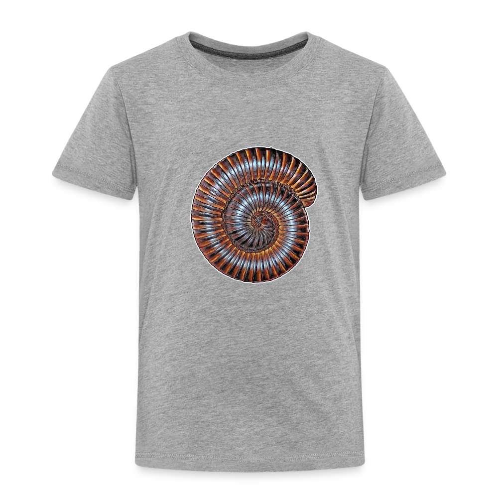 Kinder Basic T-Shirt Archispirostreptus gigas - Grau meliert