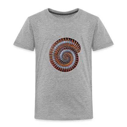Kinder Basic T-Shirt Archispirostreptus gigas - Grau meliert