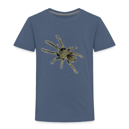 Kinder Basic T-Shirt Ephebopus murinus - Blau meliert