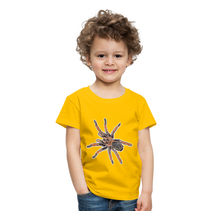 Kinder Basic T-Shirt Brachypelma emilia - Sonnengelb