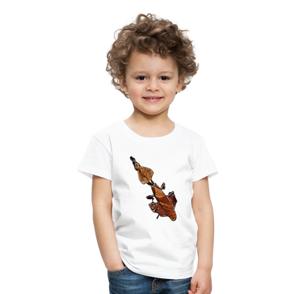 Kinder Basic T-Shirt Phyllocrania paradoxa female - weiß