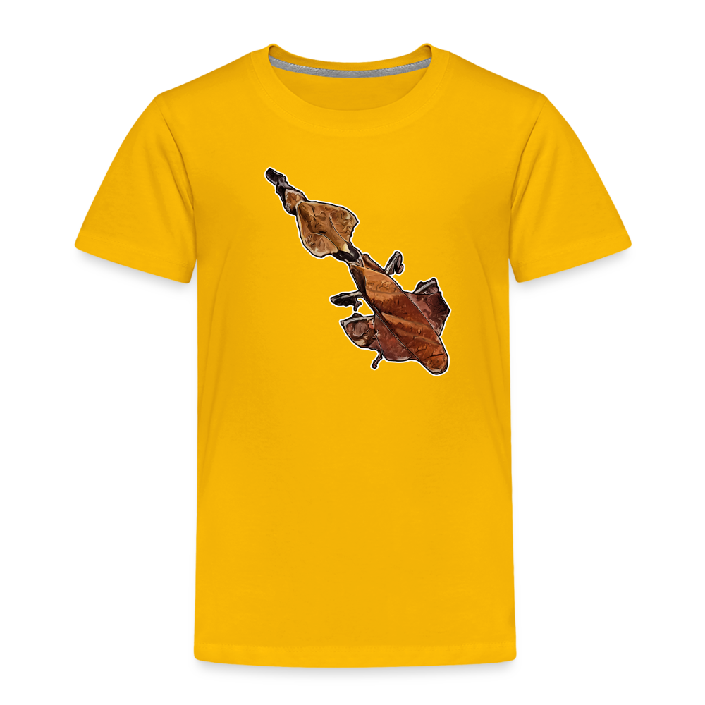 Kinder Basic T-Shirt Phyllocrania paradoxa female - Sonnengelb
