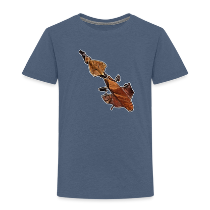 Kinder Basic T-Shirt Phyllocrania paradoxa female - Blau meliert