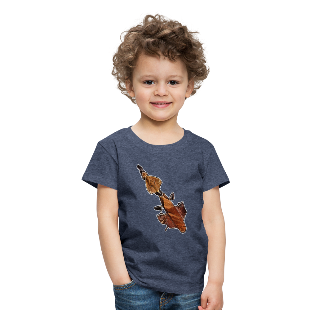 Kinder Basic T-Shirt Phyllocrania paradoxa female - Blau meliert
