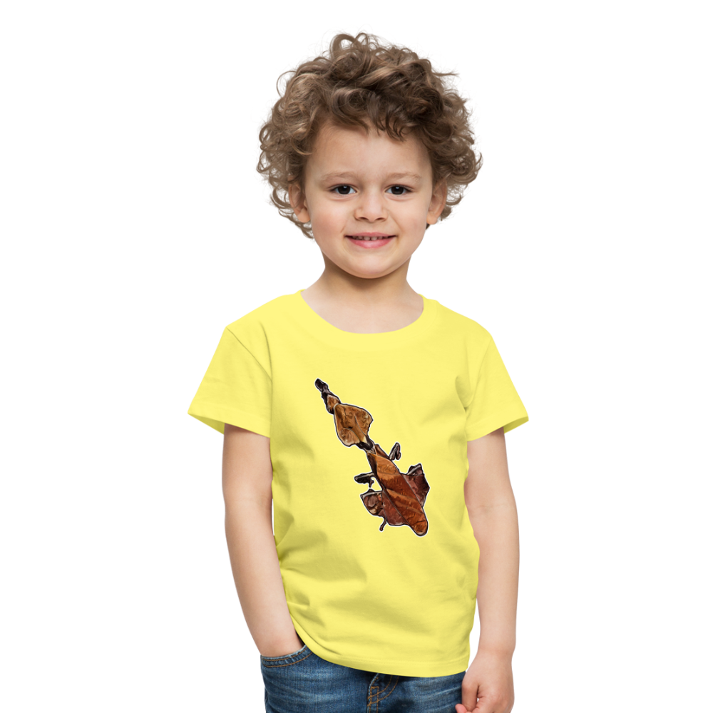 Kinder Basic T-Shirt Phyllocrania paradoxa female - Gelb