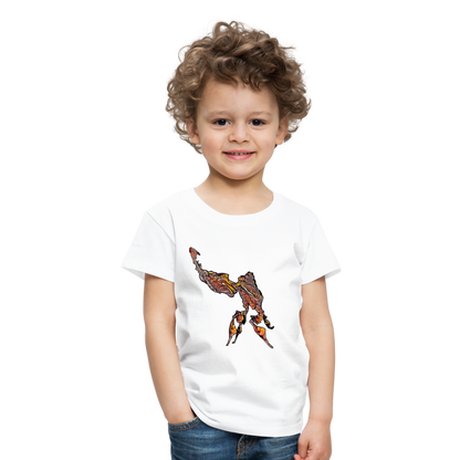 Kinder Basic T-Shirt Phyllocrania paradoxa male - weiß