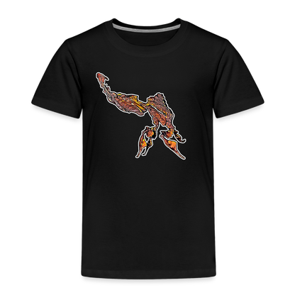 Kinder Basic T-Shirt Phyllocrania paradoxa male - Schwarz