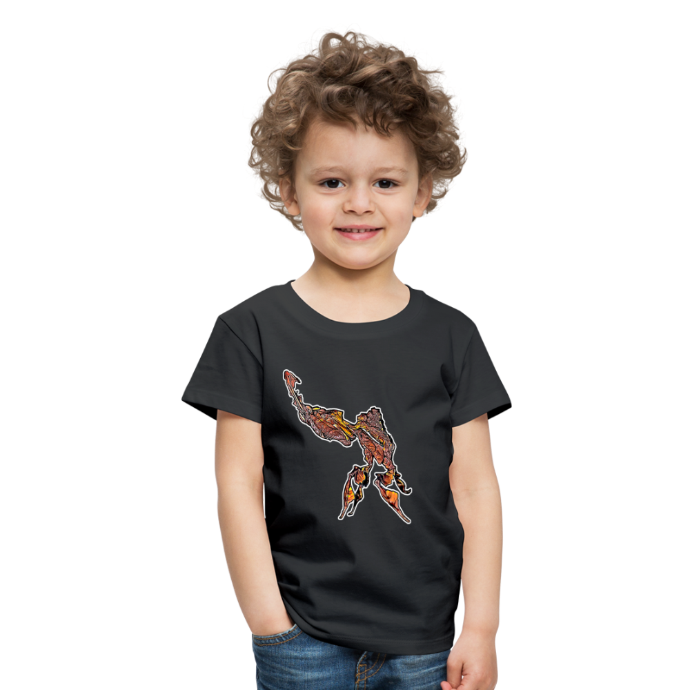 Kinder Basic T-Shirt Phyllocrania paradoxa male - Schwarz