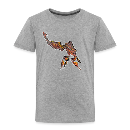 Kinder Basic T-Shirt Phyllocrania paradoxa male - Grau meliert