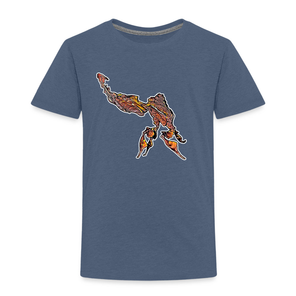Kinder Basic T-Shirt Phyllocrania paradoxa male - Blau meliert