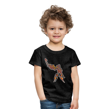 Kinder Basic T-Shirt Phyllocrania paradoxa male - Anthrazit
