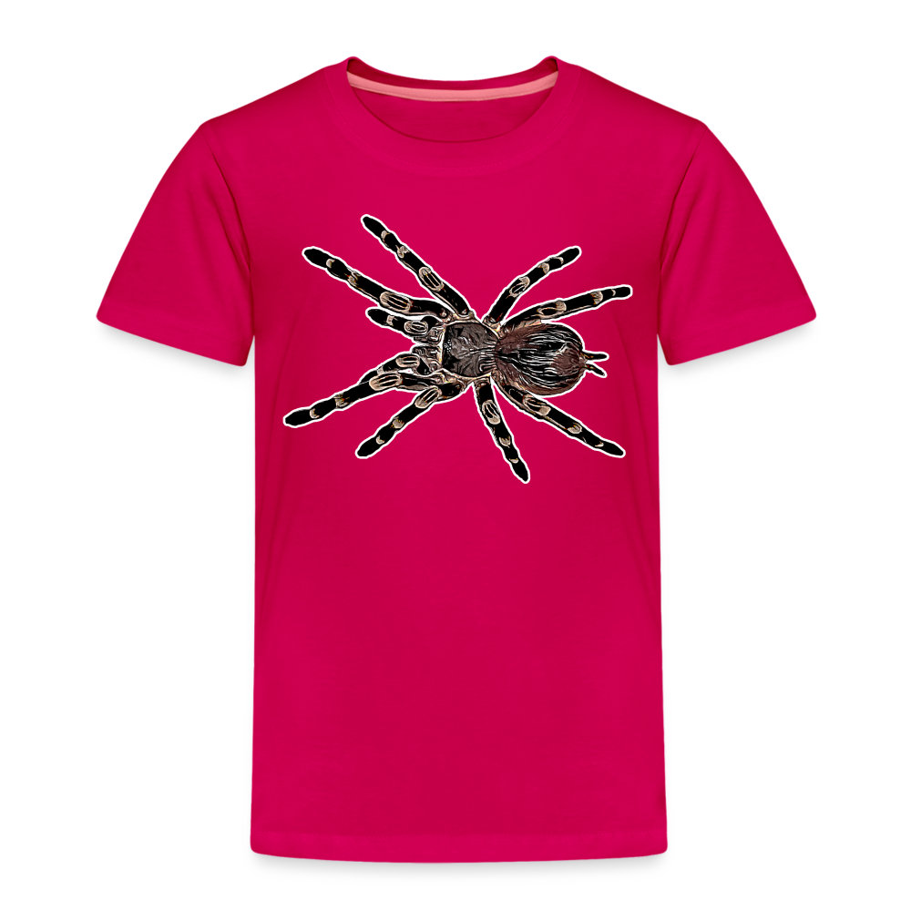 Kinder Basic T-Shirt Acanthoscurria geniculata - dunkles Pink
