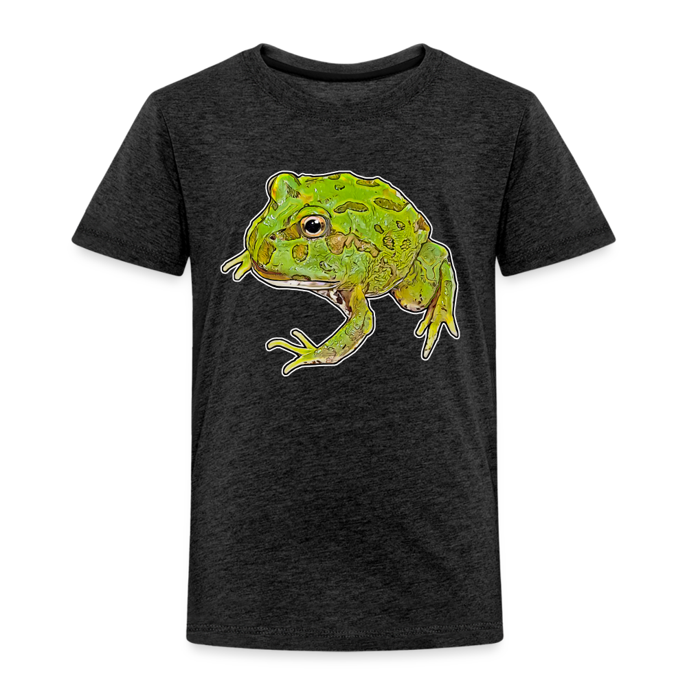 Kinder Basic T-Shirt Ceratophrys cranwelli Peppermint Blue - Anthrazit