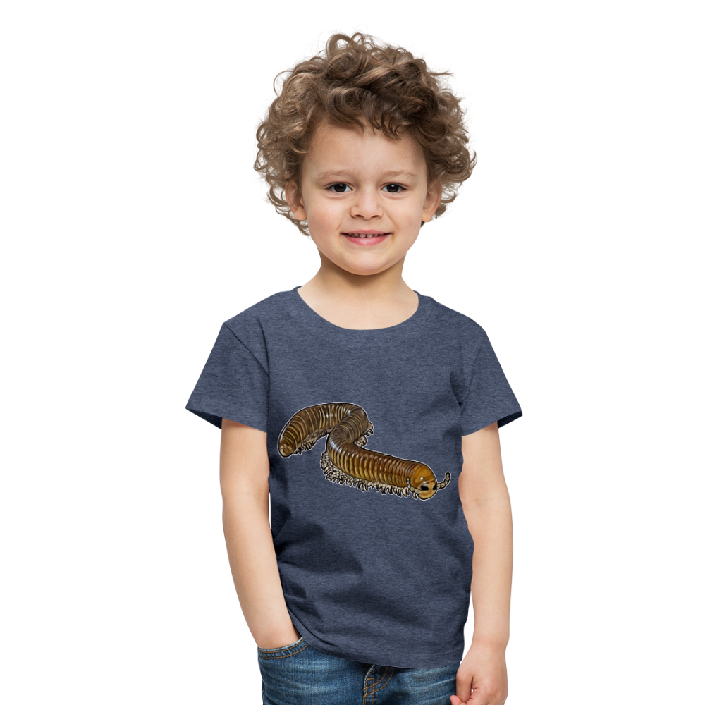 Kinder Basic T-Shirt Telodeinopus aoutii - Blau meliert