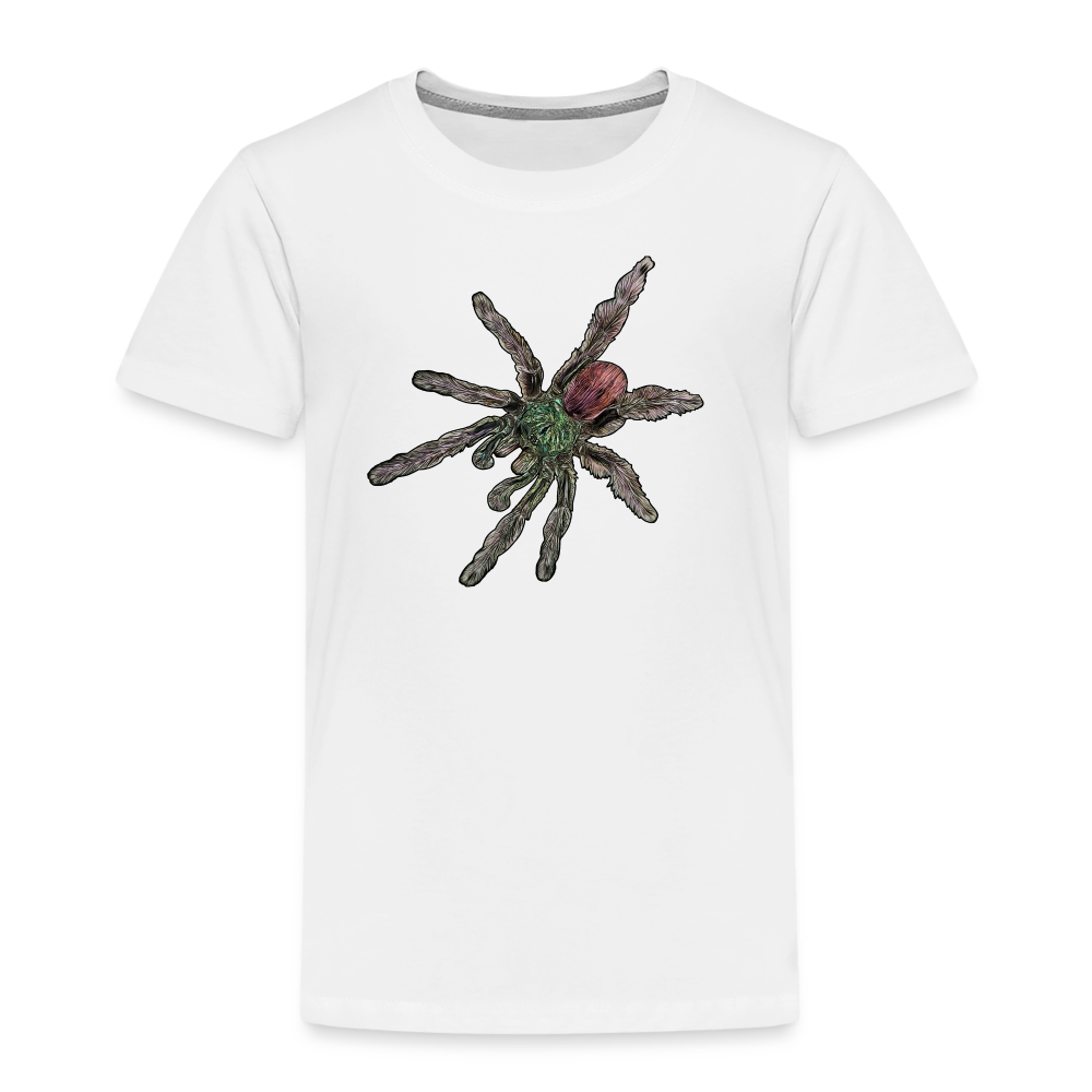Kinder Basic T-Shirt Caribena versicolor - weiß