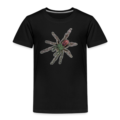 Kinder Basic T-Shirt Caribena versicolor - Schwarz