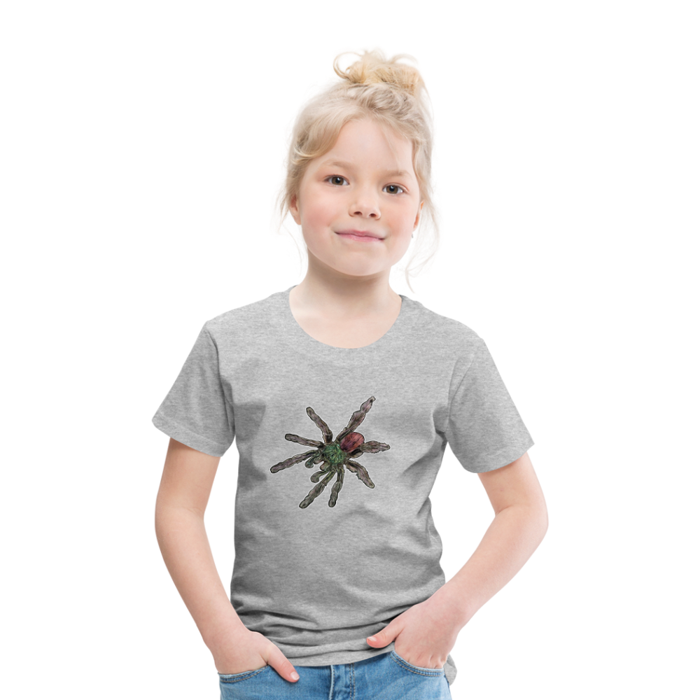 Kinder Basic T-Shirt Caribena versicolor - Grau meliert