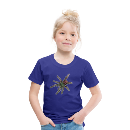 Kinder Basic T-Shirt Caribena versicolor - Königsblau