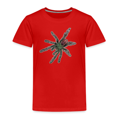 Kinder Basic T-Shirt Caribena versicolor - Rot
