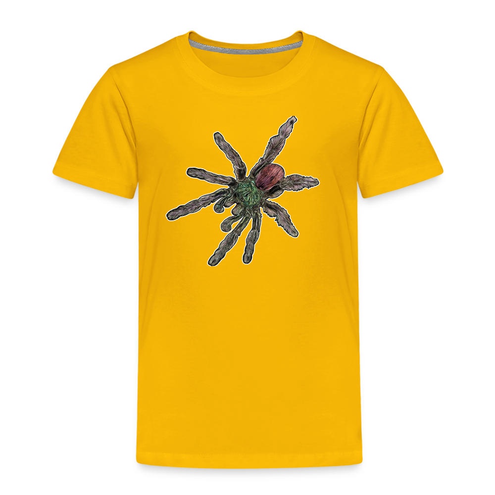 Kinder Basic T-Shirt Caribena versicolor - Sonnengelb
