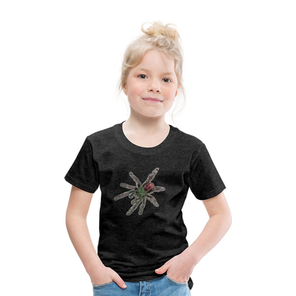 Kinder Basic T-Shirt Caribena versicolor - Anthrazit