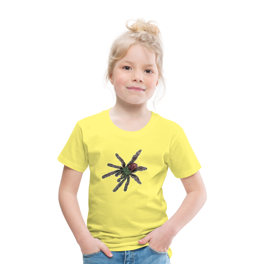 Kinder Basic T-Shirt Caribena versicolor - Gelb