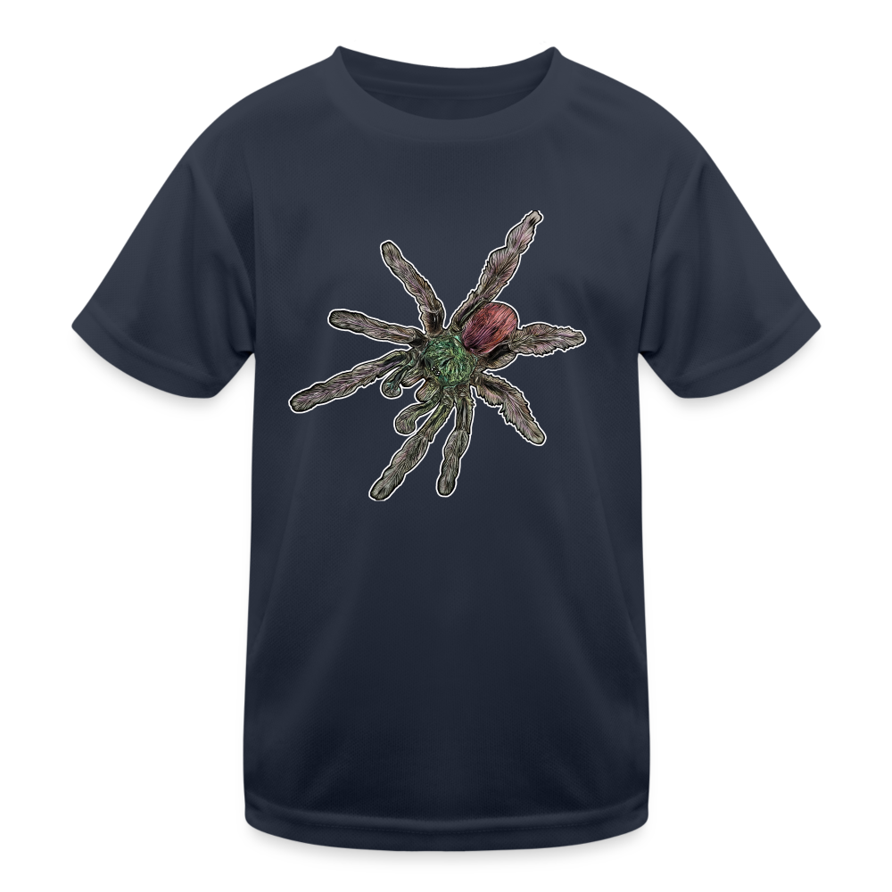 Kinder Funktions-T-Shirt Caribena versicolor - Navy