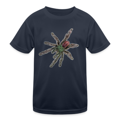 Kinder Funktions-T-Shirt Caribena versicolor - Navy