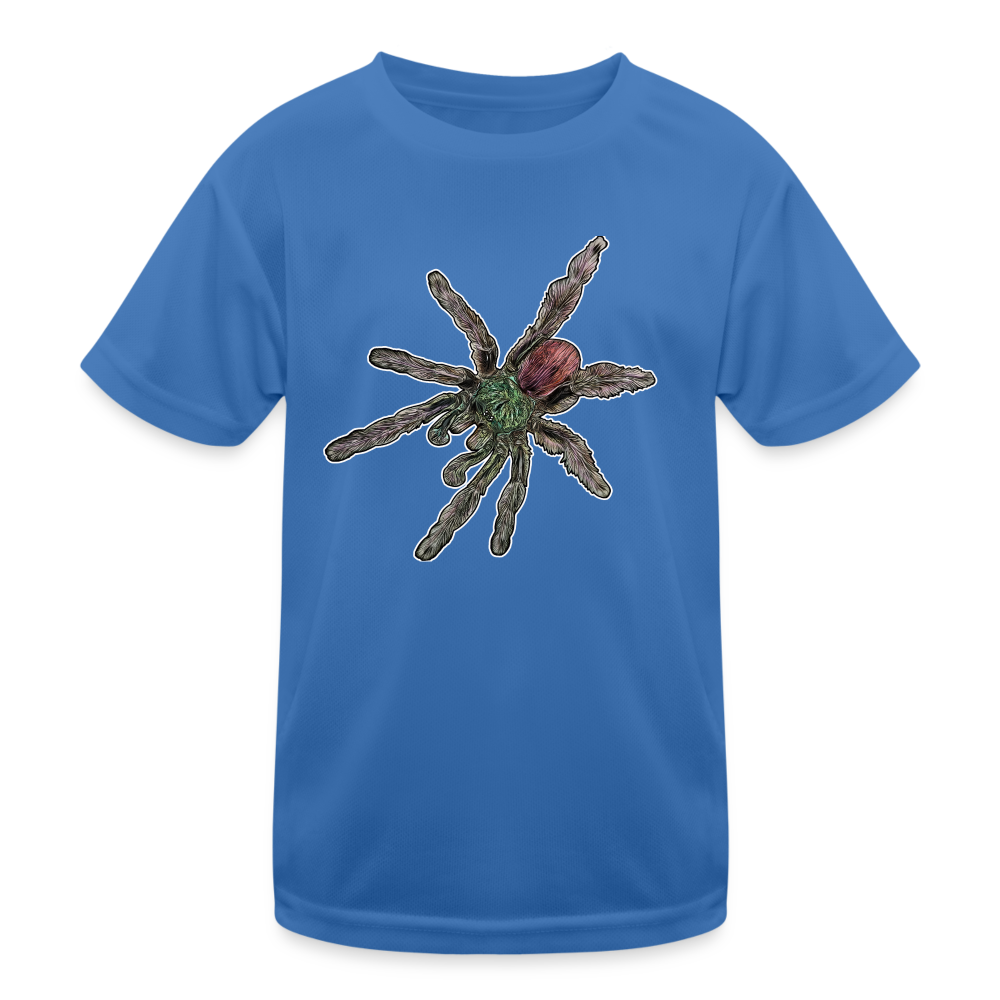 Kinder Funktions-T-Shirt Caribena versicolor - Königsblau