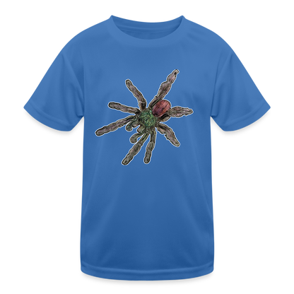 Kinder Funktions-T-Shirt Caribena versicolor - Königsblau