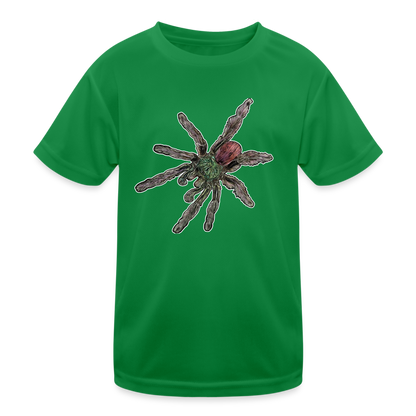 Kinder Funktions-T-Shirt Caribena versicolor - Kelly Green